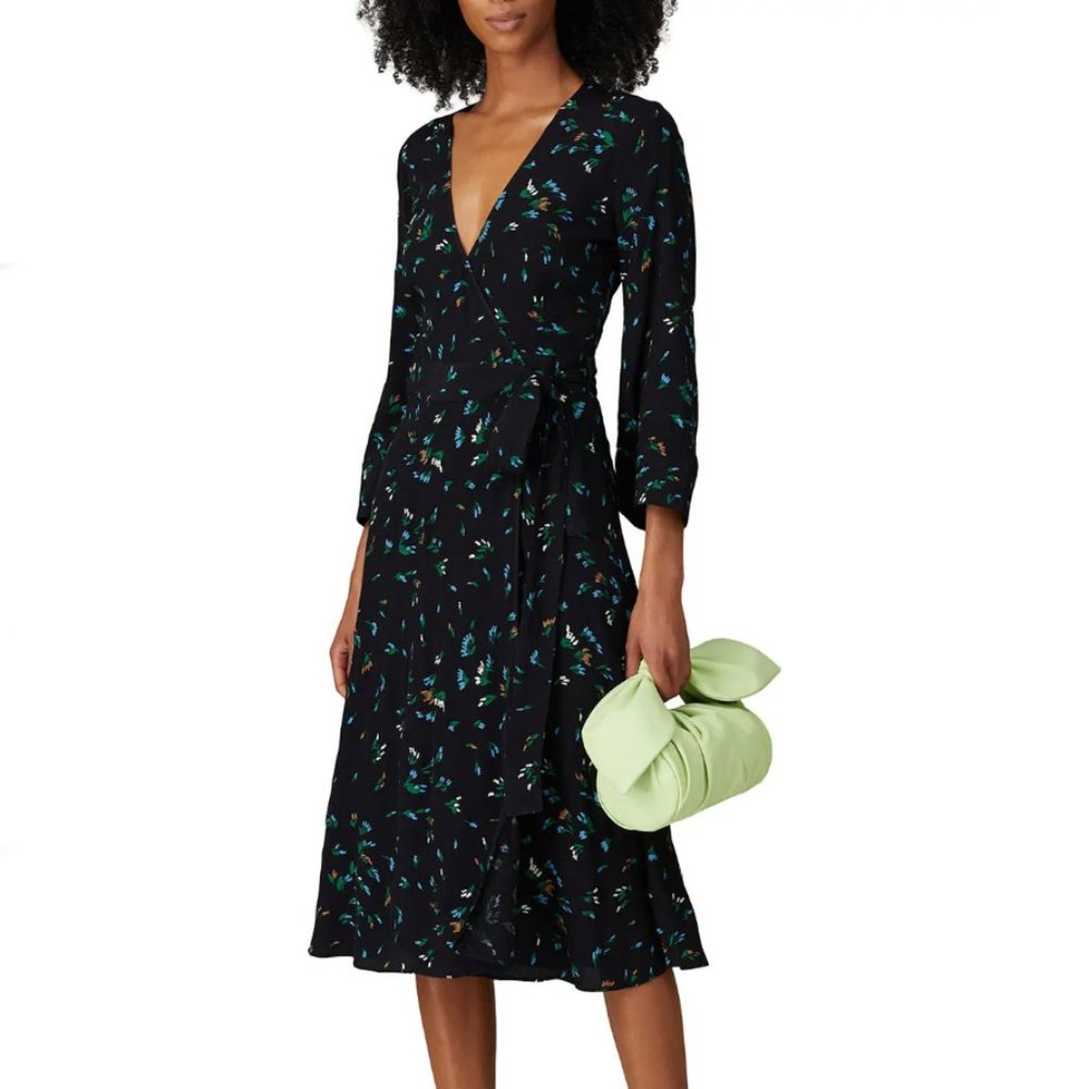 BNWT Ganni wrap dress